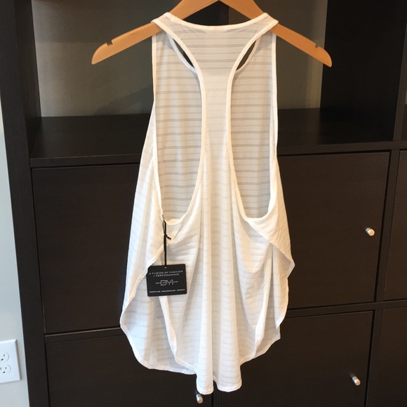 DYI Split Second White Tank - Picture 2 of 2